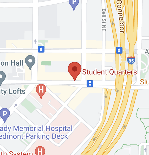 Student Quarters location on Google Maps